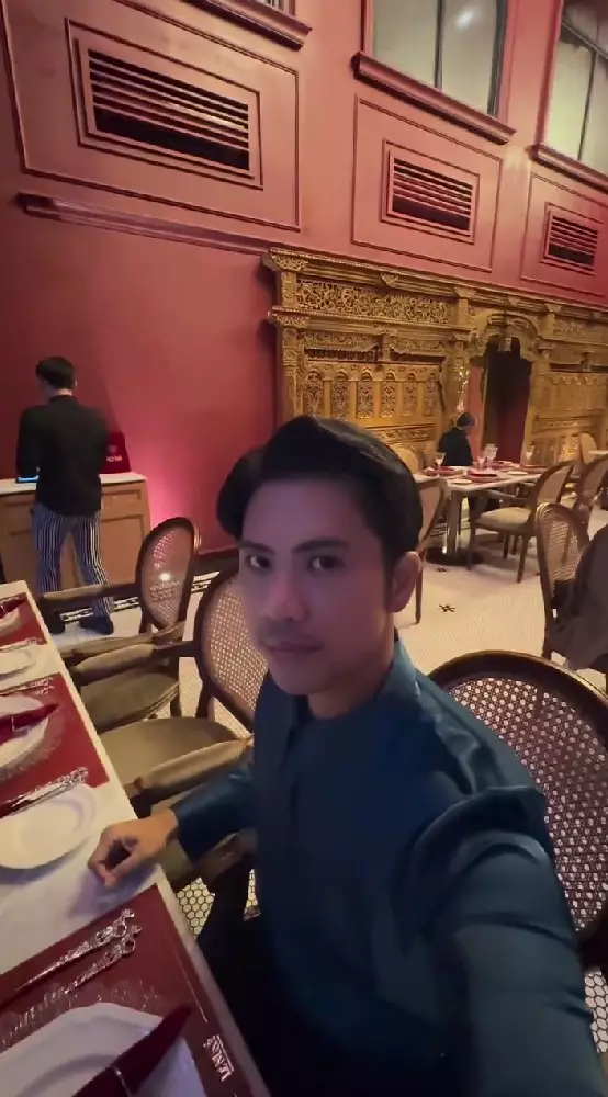 Ricky Cuaca makan malam bareng Kim Hyun-joong © Instagram