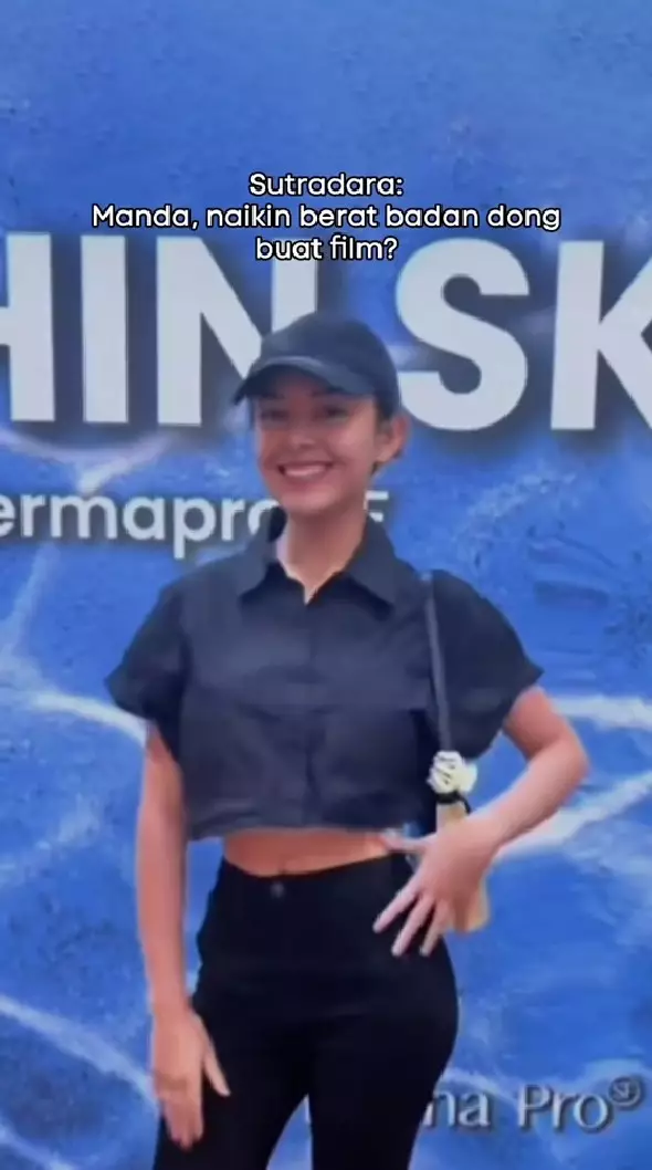 Amanda Manopo dipuji kian body goals © TikTok