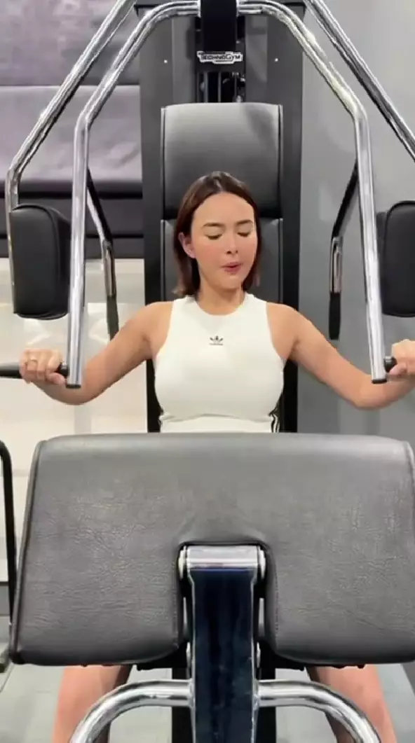 Amanda Manopo dipuji kian body goals © TikTok