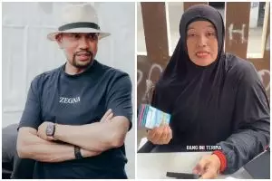 Merasa bersalah, viral emak-emak kembalikan uang dolar milik Sahroni yang dijarah anaknya