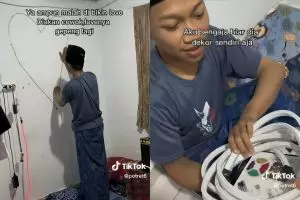 Jauh dari kata estetik, potret kamar pria usai didekorasi ini hasilnya malah bikin tidur nggak tenang