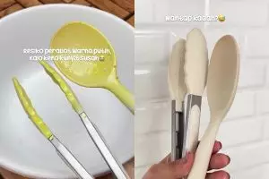 Punya perabot dapur berwarna putih yang menguning karena noda kunyit? Segera bersihkan dengan cara ini