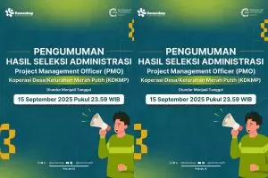 Hasil seleksi administrasi PMO kemenkop 2025, cek jadwal lengkapnya
