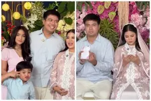9 Potret tasyakuran 7 bulanan kehamilan istri Frans Faisal, segera sambut kelahiran anak perempuan