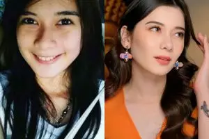 Konsisten pakai riasan soft, ini 9 transformasi makeup Iris Wullur dari artis FTV sampai jadi hot mom