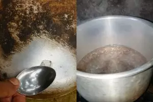 Tutorial praktis menambal panci bolong pakai barang bekas, hasilnya nggak main-main