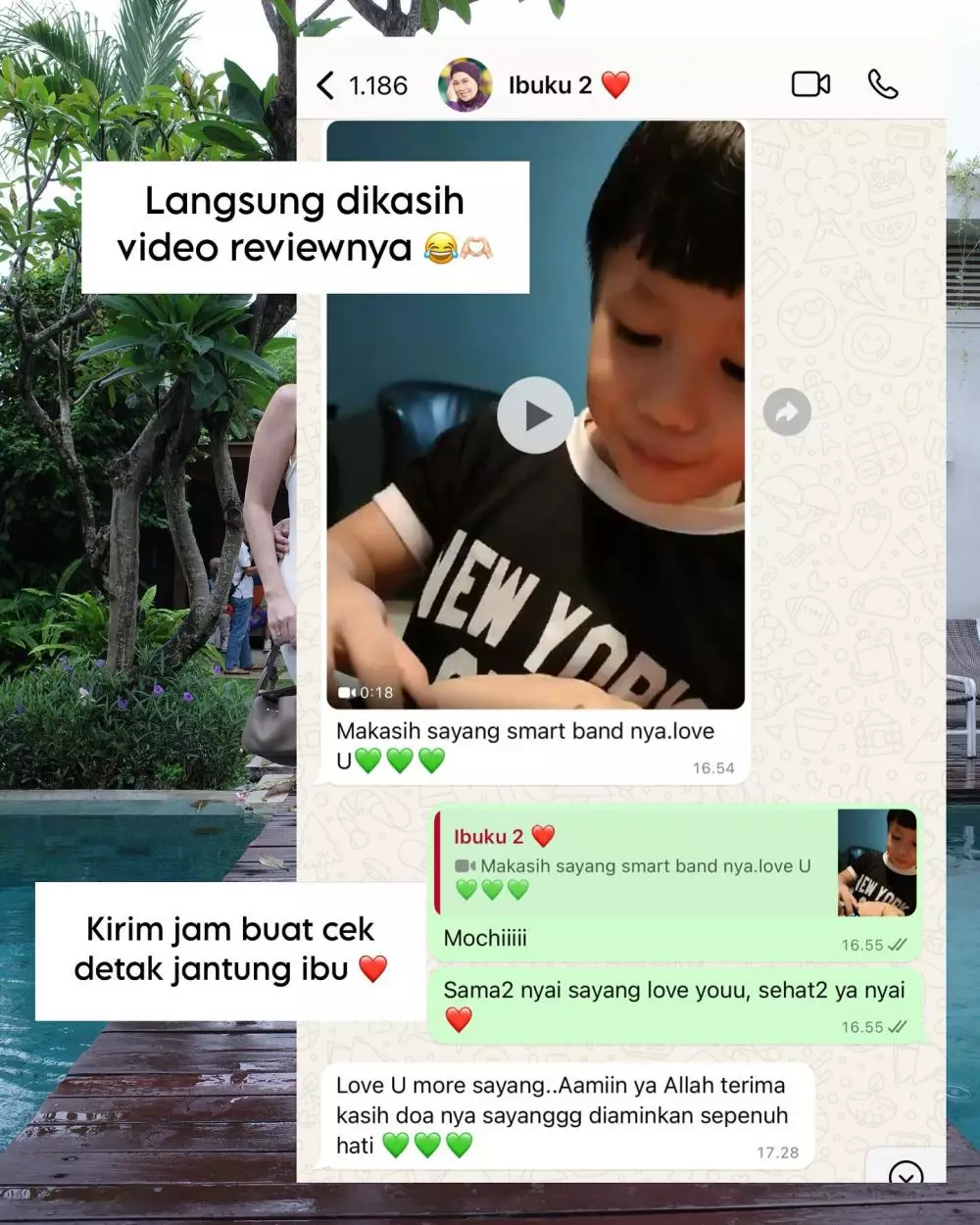 Chat Merdi Octavia dengan Dewi Yull layaknya bestie © Instagram