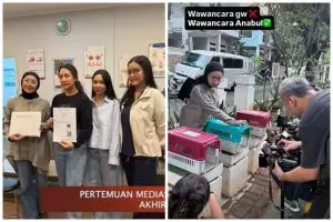 Mediasi 12 jam berujung damai, ini 9 potret Sherina akhirnya kembalikan 5 kucing Uya Kuya