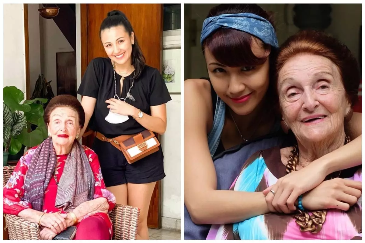 Meninggal di usia 101 tahun, 9 potret kenangan Sharena Delon dan nenek, wajah bulenya bak Rose Titanic