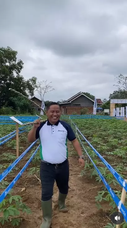 Narji bantah punya lahan 1000 hektar © Instagram Narji bantah punya lahan 1000 hektar © Instagram