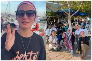 Sulit cari kapal ke Gaza, ini 7 potret perjuangan Wanda Hamidah bertahan di pelabuhan Tunisia