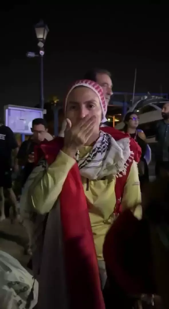 Wanda Hamidah akhirnya berlayar ke Gaza © Instagram Wanda Hamidah akhirnya berlayar ke Gaza © Instagram