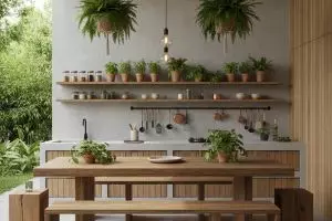 Tampil beda, 5 desain dapur ala warung ini bikin betah kumpul dan masak