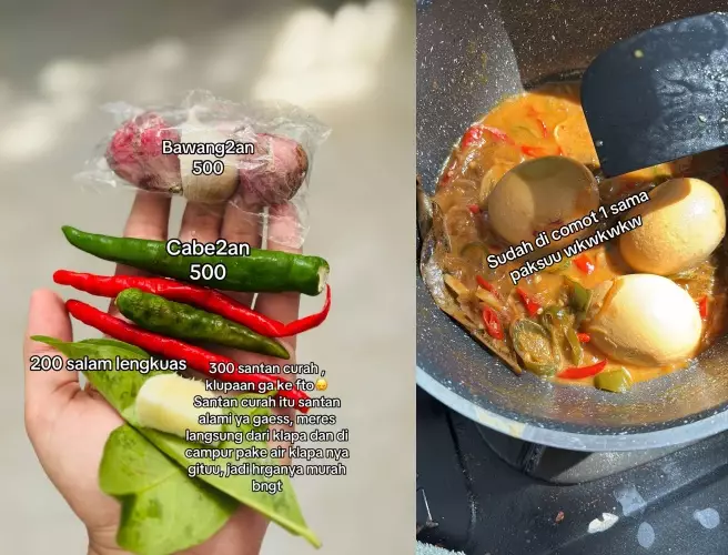 Viral wanita spill cara atur uang belanja © TikTok