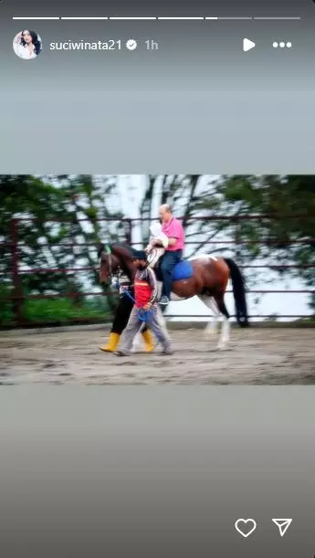 Ari Sigit dan anak ke-7 © 2025 Instagram