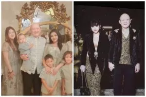 7 Potret Ari Sigit gendong anak ke-7 di usia 54 tahun, berasa bareng cucu