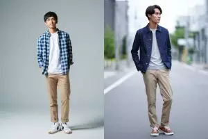 Outfit hack simpel anak kuliah cowok 2025, tampil stylish walau budget pas-pasan