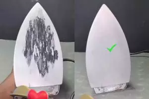 Jangan cuma pakai odol, bersihkan setrika gosong jadi lebih mudah tanpa lecet pakai 1 bahan dapur ini