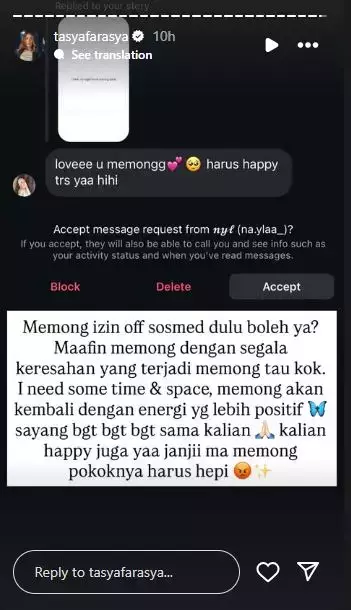 Kondisi terbaru Tasya Farasya usai rehat dari medsos © 2025 brilio.net Kondisi terbaru Tasya Farasya usai rehat dari medsos © 2025 brilio.net