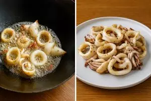 Tips anti ribet! Cara goreng cumi biar nggak alot dan minyak nggak meletup