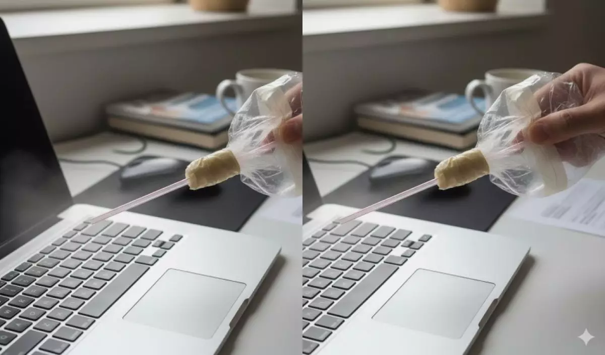 Cara bikin blower sederhana bermodal sedotan & plastik untuk usir debu di laptop, gampang!
