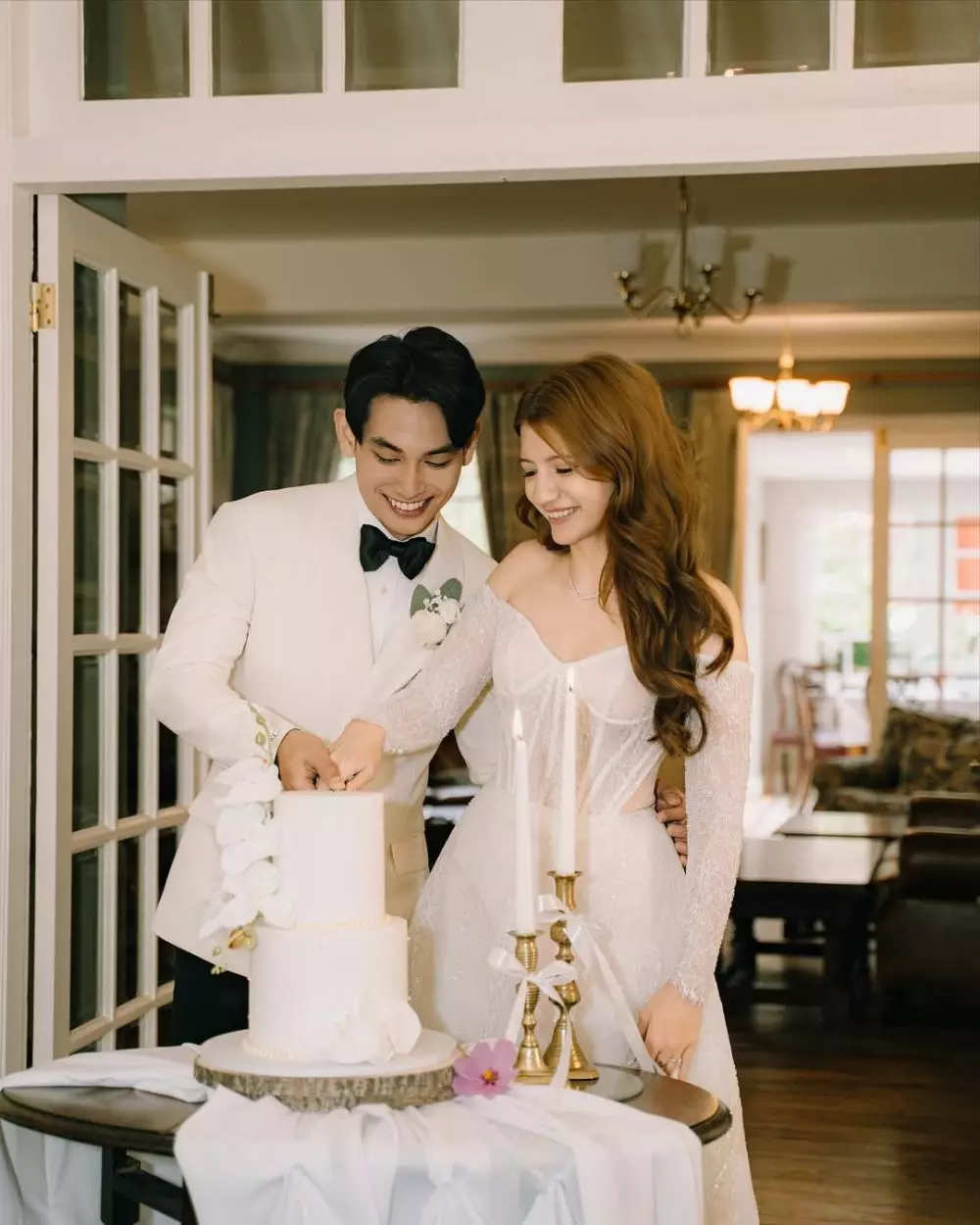 Cassandra Lee dan Ryuken Lie resepsi di Inggris © 2025 Instagram