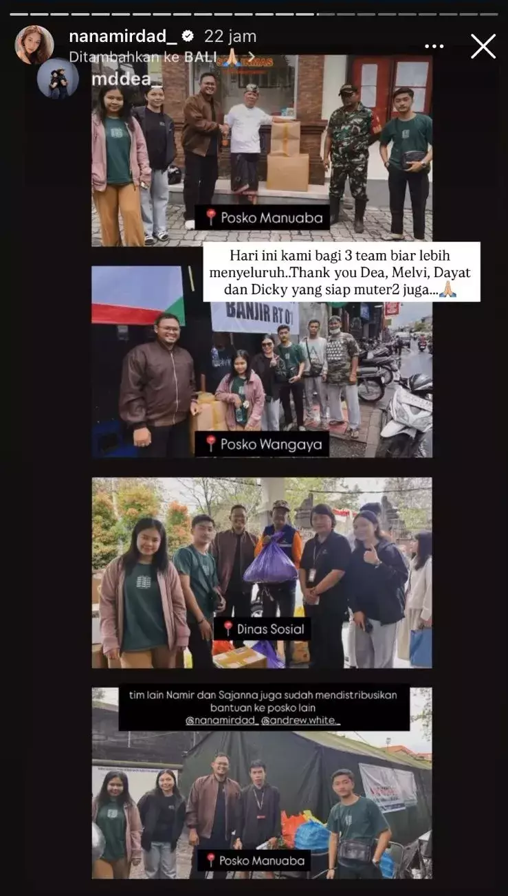 nana mirdad dituding pamer saat bagi-bagi bantuan © 2025 brilio.net nana mirdad dituding pamer saat bagi-bagi bantuan © 2025 brilio.net