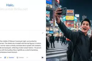 20 Template prompt Gemini AI foto bareng pasangan bak liburan di luar negeri, romantisnya dapat!