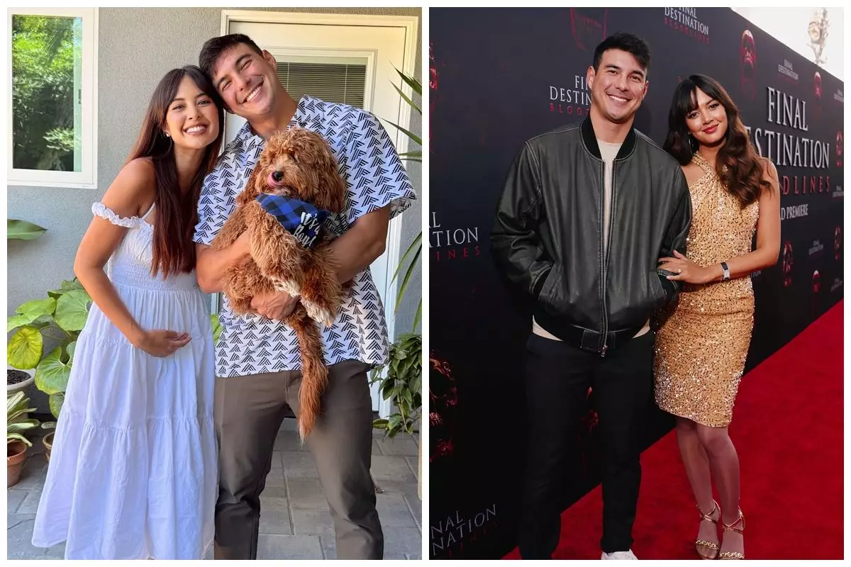 9 Potret gender reveal anak pertama Aurelie Moeremans dan Tyler Bigenho, konsepnya sederhana tapi unik