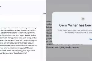 Cara bikin asisten pribadi super pakai Gemini AI, sekali isi prompt hasilnya langsung jadi tanpa edit