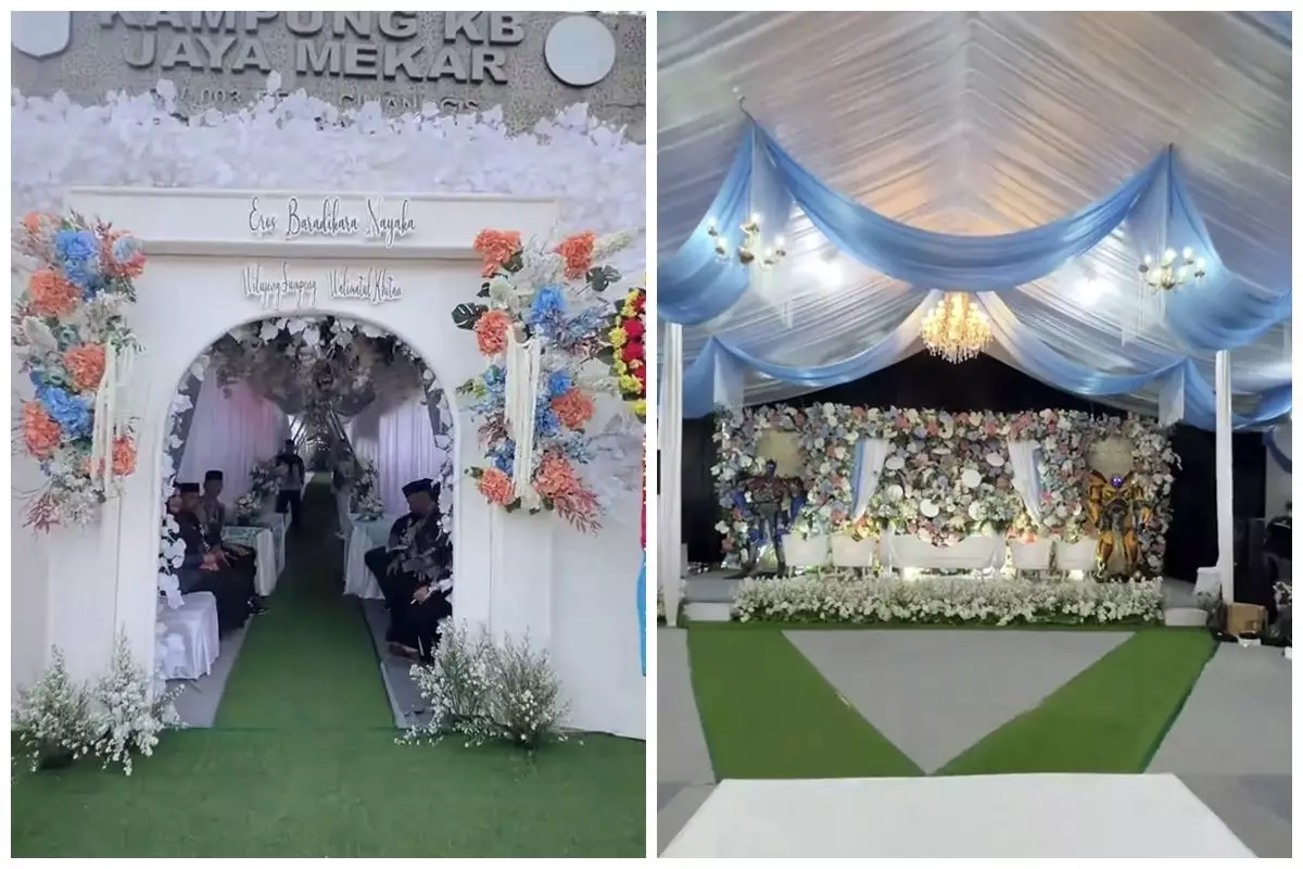 Bukan nikahan, 9 potret dekorasi mewah dengan tenda 150 meter ini ternyata untuk khitanan anak lurah