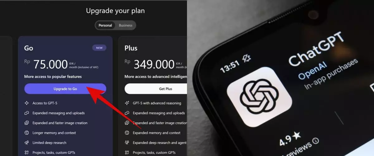 Worth it kah untuk langganan ChatGPT Go Rp 75 ribu sebulan? Ini hitung-hitungannya yang lengkap