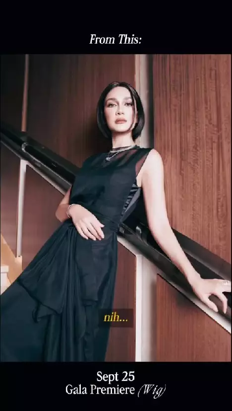 Luna Maya potong rambut pendek © Instagram