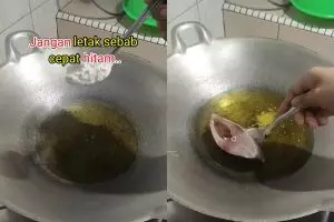 Jangan lagi taburkan tepung ke minyak saat menggoreng ikan! Ini solusi jitu biar minyak tetap bening