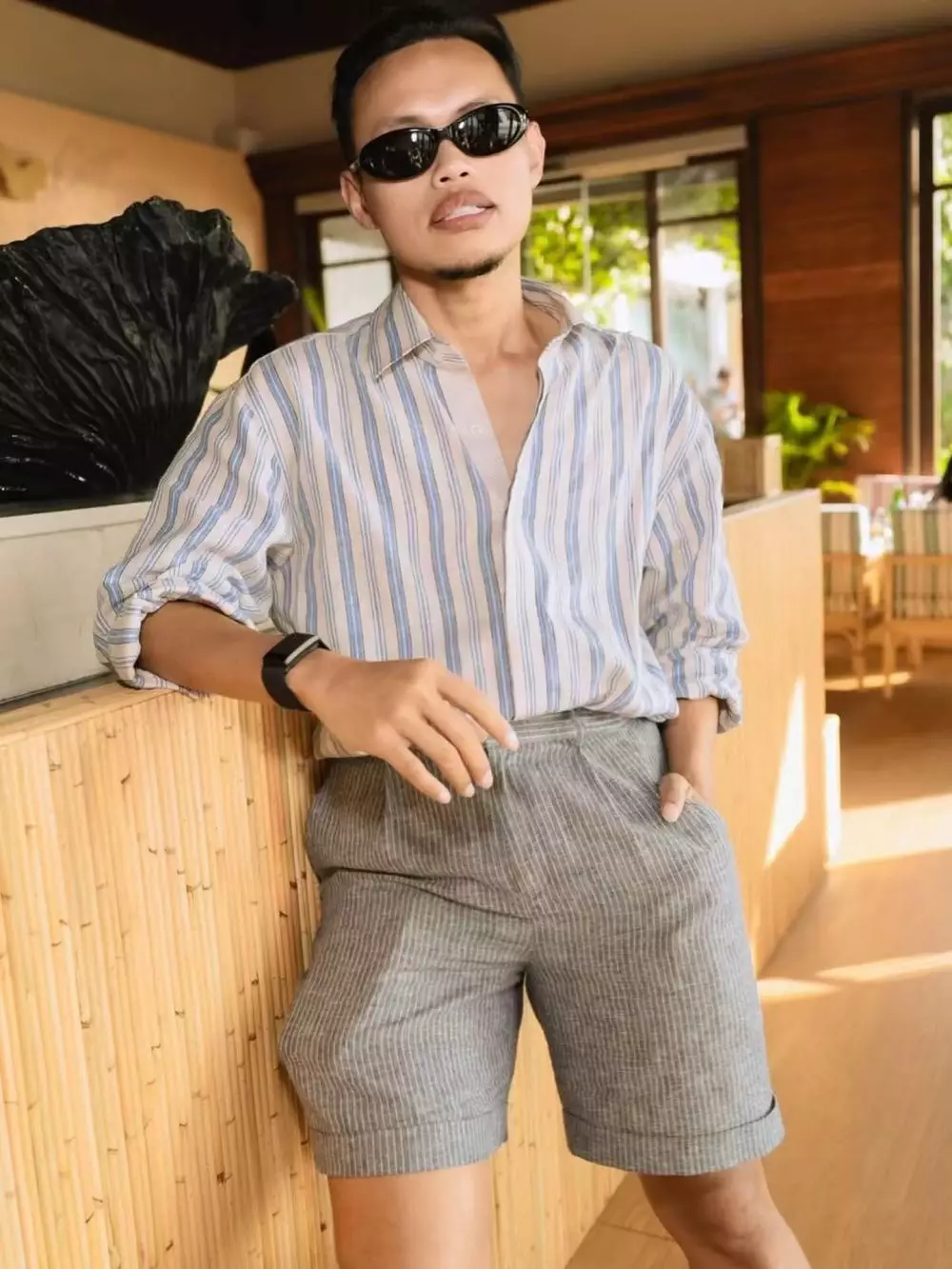 Wanda Hara tampil dengan jenggot © Instagram