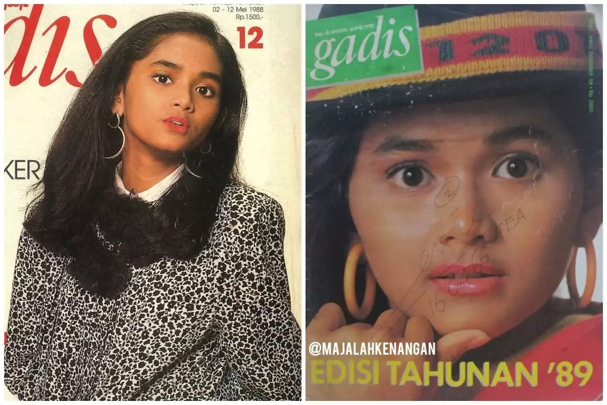 Wanita ini ngalahin pesona Desy Ratnasari di ajang Gadis Sampul 1988, ini 9 potret lawasnya