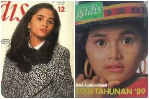 Wanita ini ngalahin pesona Desy Ratnasari di ajang Gadis Sampul 1988, ini 9 potret lawasnya
