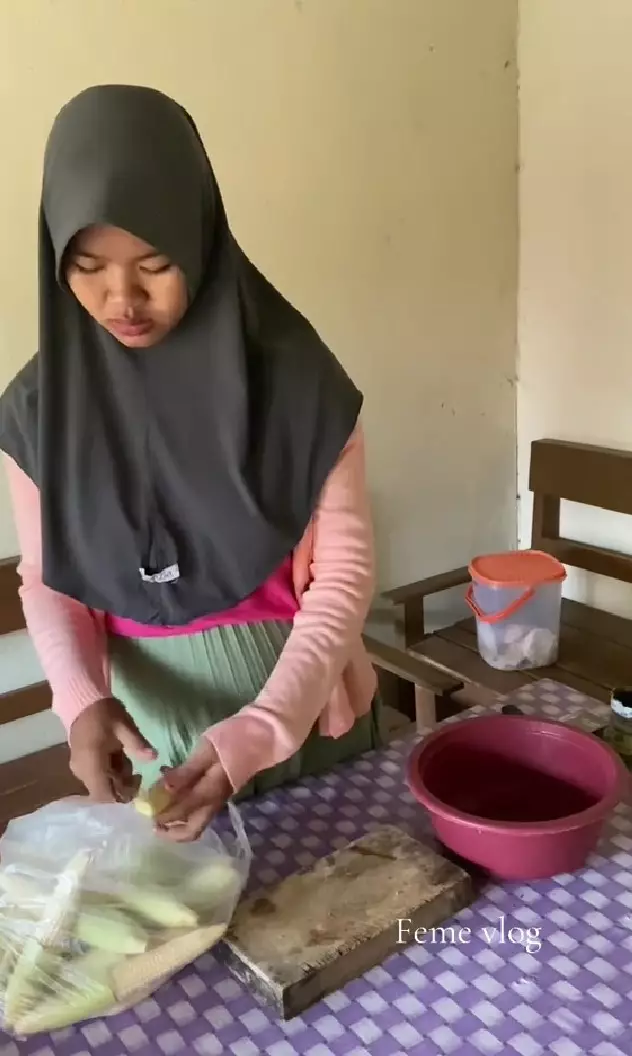 bumil atur bujet masak Rp10 ribu © TikTok