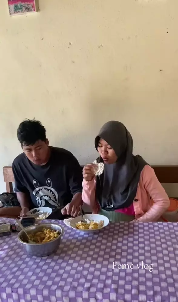 bumil atur bujet masak Rp10 ribu © TikTok