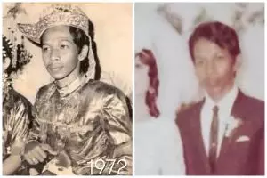 Pasha Ungu unggah foto lawas pernikahan orang tuanya di momen anniversary, paras ayahnya bikin salfok