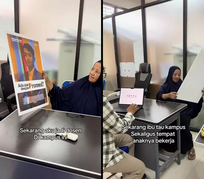 Dosen ajak ibu lulusan SD keliling kampus © 2025 TikTok Dosen ajak ibu lulusan SD keliling kampus © 2025 TikTok