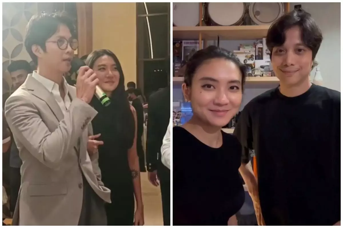 Tak suka kondangan, ini 9 potret Dikta menghadiri pernikahan, sosok gandengan jadi sorotan