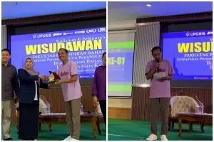 Furry Setya segera jadi Sarjana Pendidikan, 9 potret 'Mas Pur TOP' ikut pelepasan wisuda S1 di usia 42