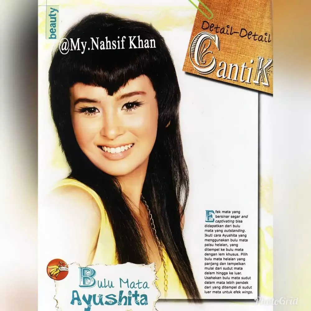 Ayushita saat kanak-kanak bintang iklan sereal © 2025 brilio.net