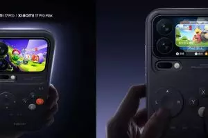 Mengintip aksesoris gaming unik Xiaomi 17 Pro, bisa ubah layar belakang jadi bak konsol game retro