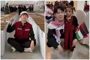 9 Potret Willie Salim beri donasi sembako untuk pengungsi Gaza, semangat berbaginya tuai sanjungan