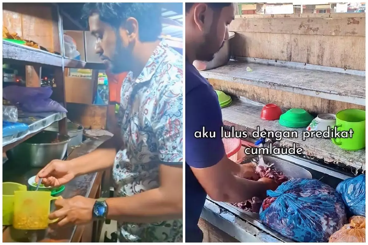 Curhatan lulusan sarjana HI cumlaude pilih jadi pedagang bakso, bersyukur meski kerja tak sesuai gelar