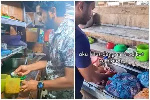 Curhatan lulusan sarjana HI cumlaude pilih jadi pedagang bakso, bersyukur meski kerja tak sesuai gelar