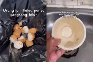 Ternyata cangkang telur ampuh bersihkan berbagai perabot rumah dan dapur, begini cara pakainya