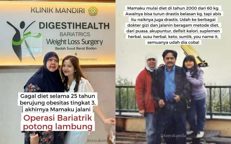 Perjalanan ibunda Tasya Kamila gagal diet © Instagram Perjalanan ibunda Tasya Kamila gagal diet © Instagram